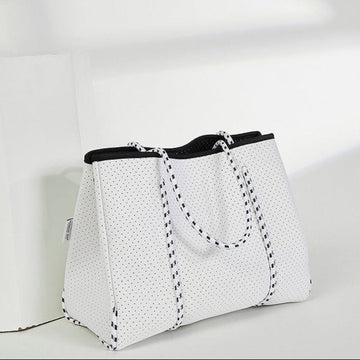 DAILY BEACH BAG-WHITE TB7080