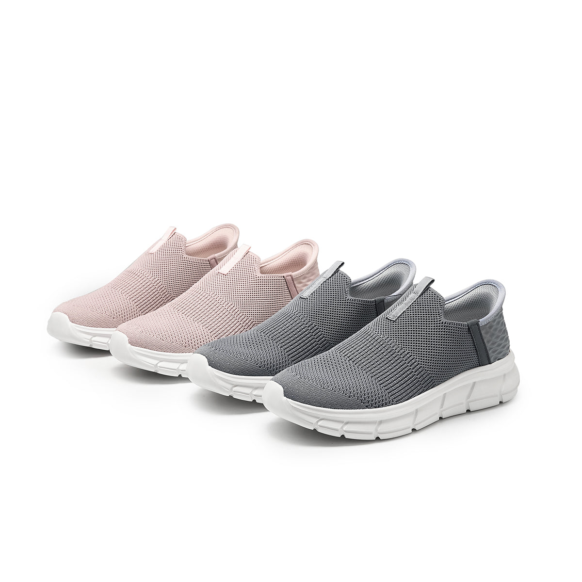 SLIP-ON KNITTED WALKING SHOES 4569