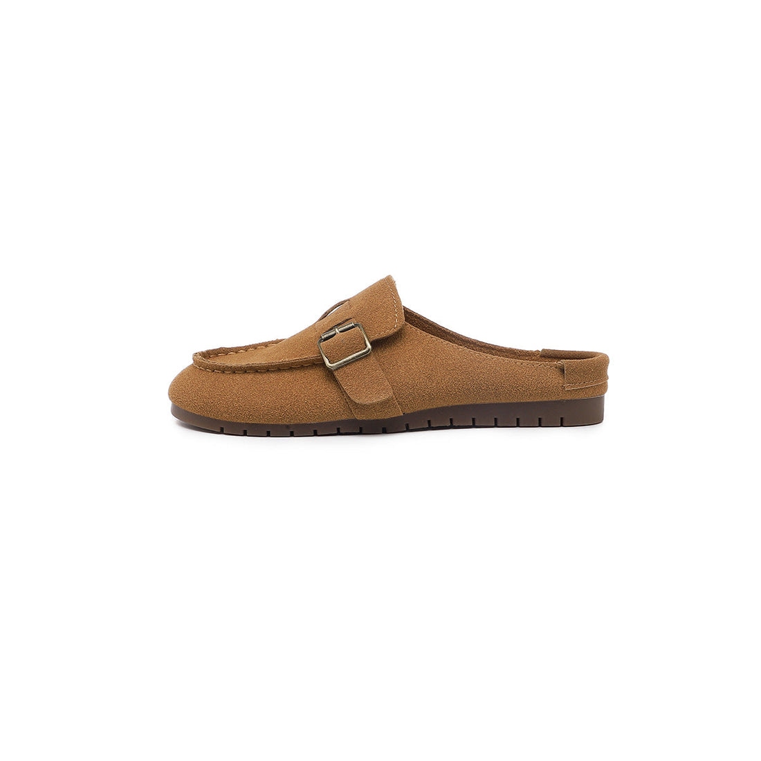 ULTRA-SOFT COWHIDE SOLE HALF SLIPPERS 4386
