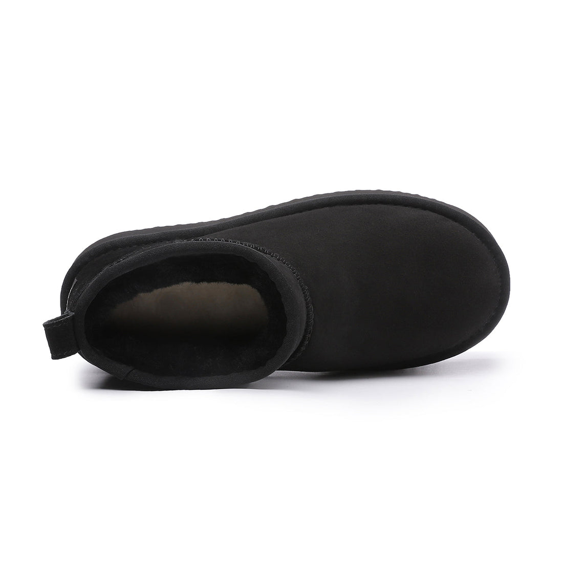 THICK SOLE SLANTED SNOW BOOTS 5862
